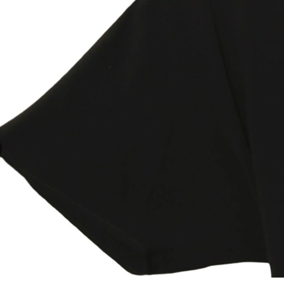 Ann Taylor Petite Mock Neck Tie Waist Tunic Black XXS NWT - Picture 4 of 9